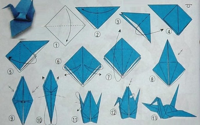 Как сделать лебедя из бумаги оригами